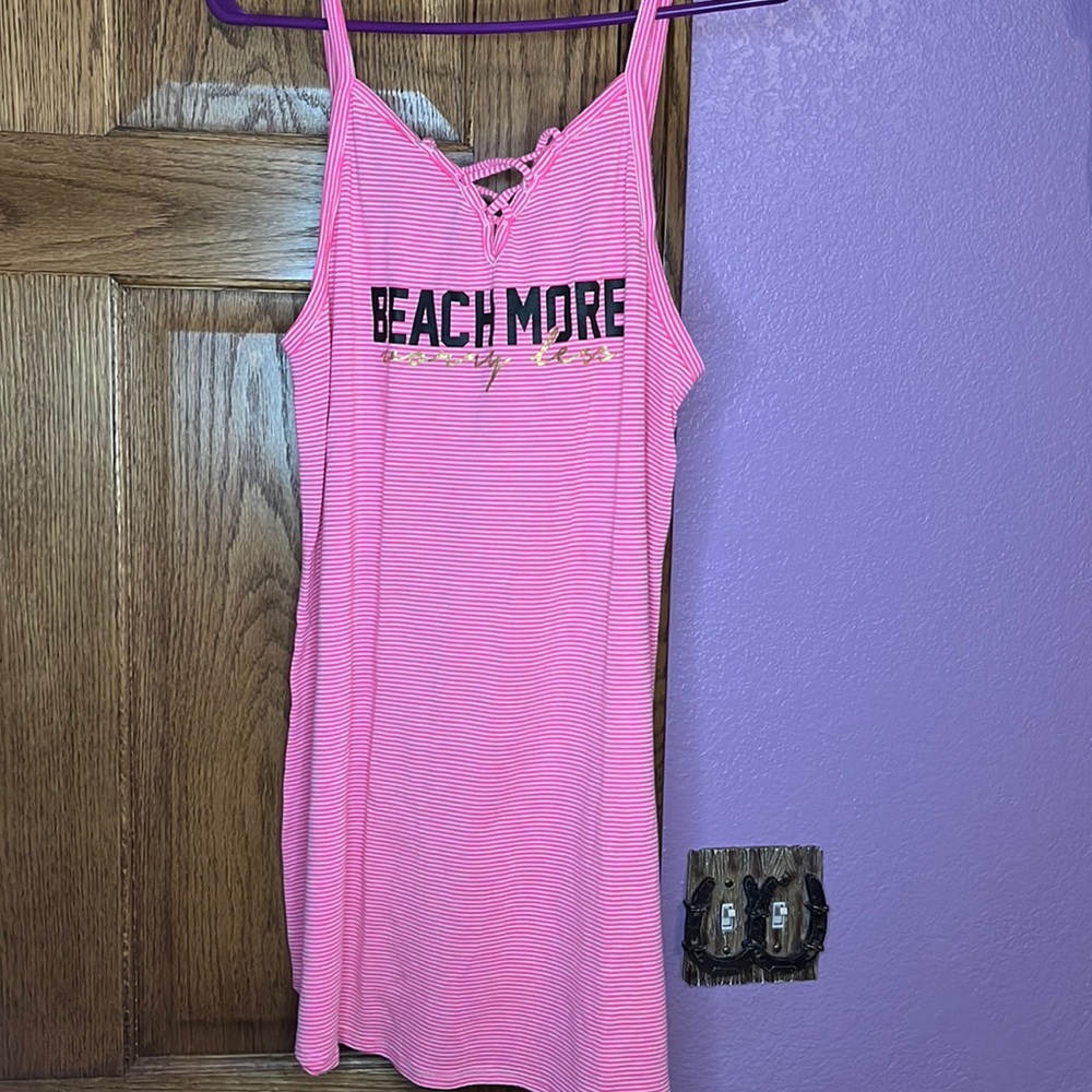 Bathing suit cover up, size large